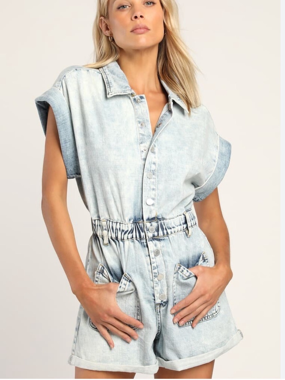 BLANKNYC Denim Romper